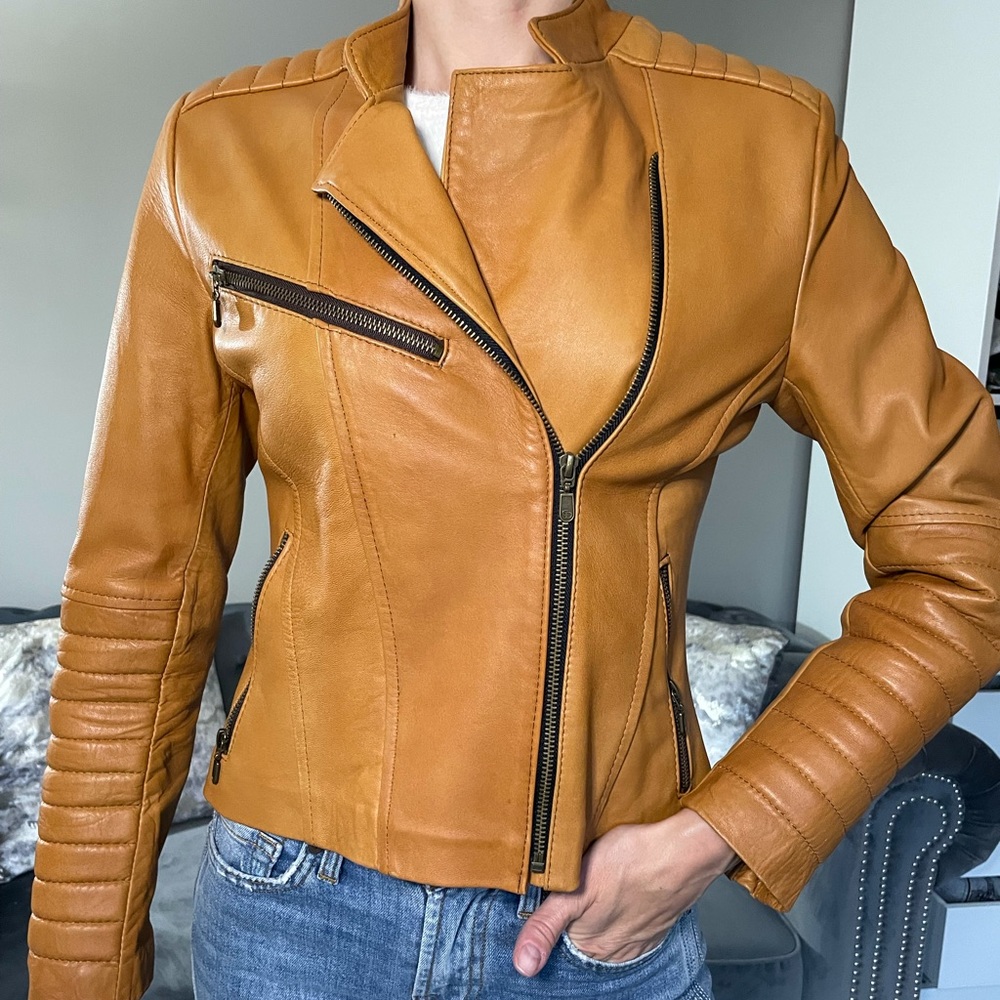 Leather Moto Jacket